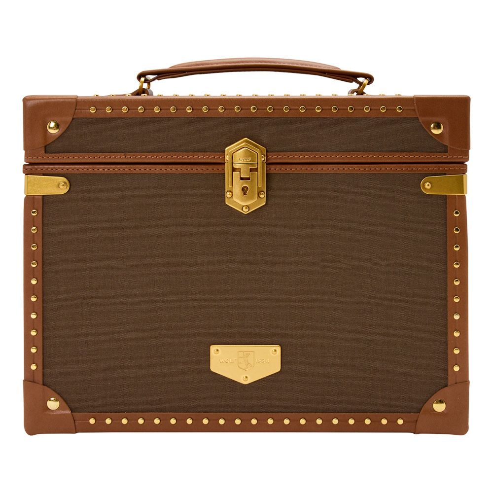 Ida Trunk Jewelry Box orange