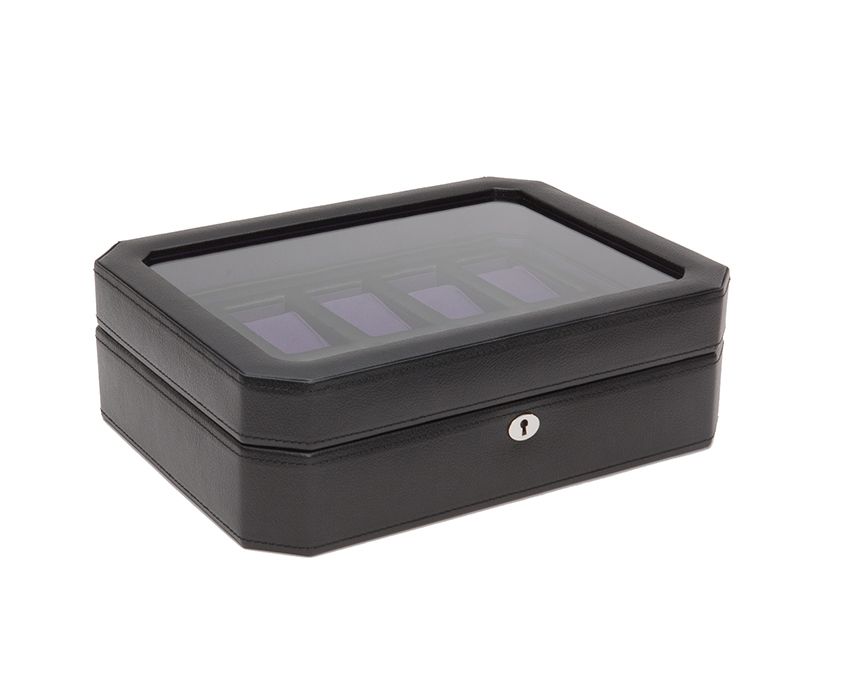 Windsor 10 Piece Watch Box windsorblackpurple