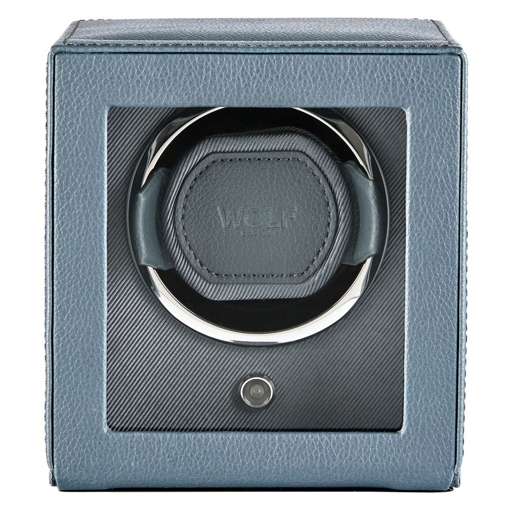 Cub Single Watch Winder with Cover - Future Grey