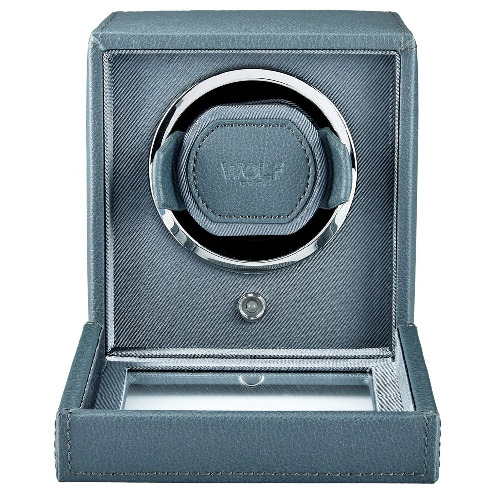 Cub Single Watch Winder with Cover - Future Grey