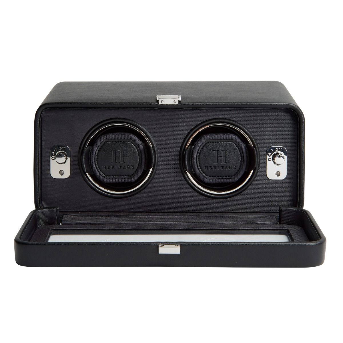 Windsor Double Watch Winder with Cover /www.dwin1.com/19038.js" type="text/javascript" defer="defer
