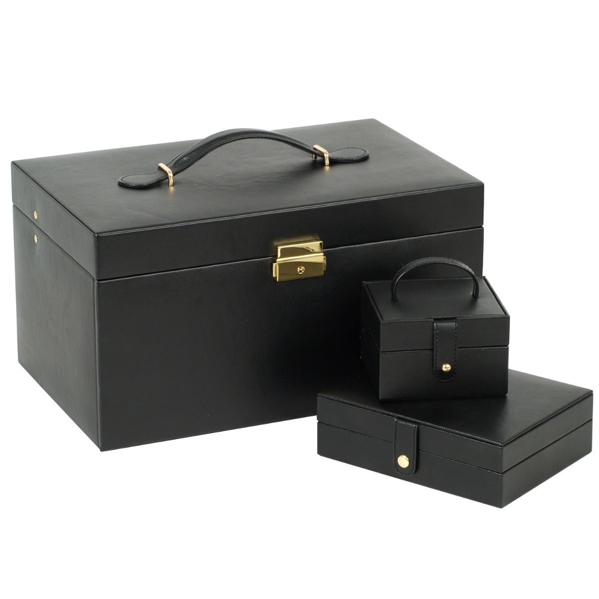 Heritage Large Jewelry Box pewtersaffiano