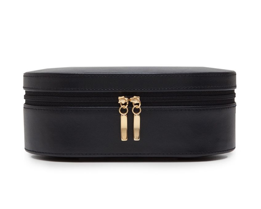 Heritage Oval Zip Case pewtersaffiano