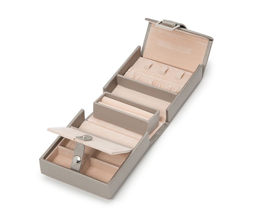 Heritage Fold-Out Jewelry Box black