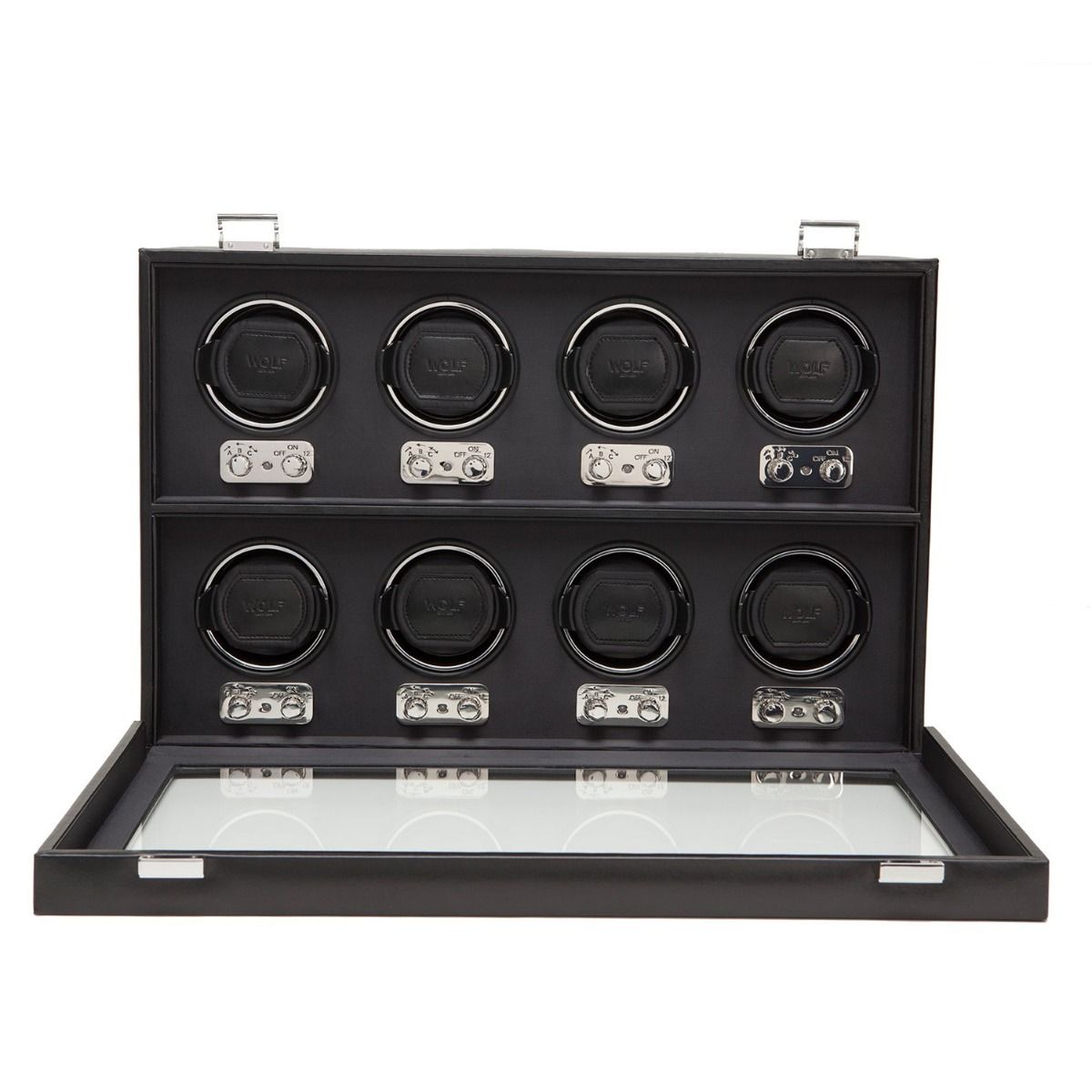 Heritage 8 Piece Watch Winder black