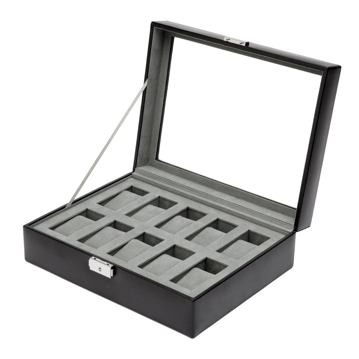 Heritage 10 Piece Watch Box black