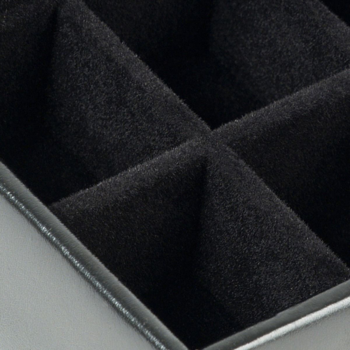 Heritage 4 Piece Cufflink Box black