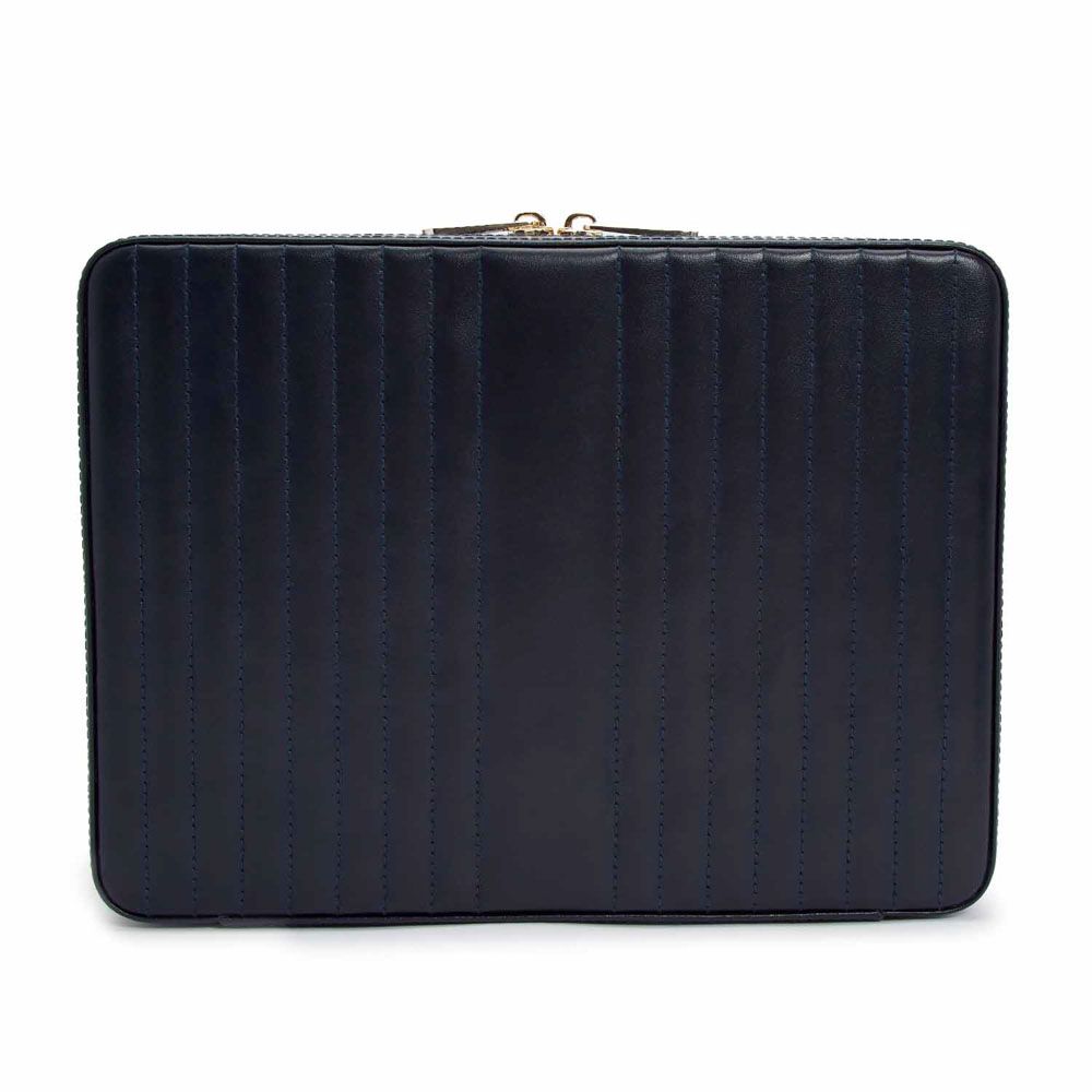 Maria Large Zip Case navy 3 Maria Large Zip Case white